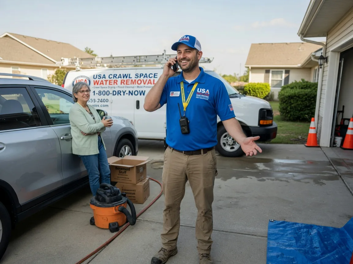 Crawl Space Water Removal Coltons Point, MD FAQs